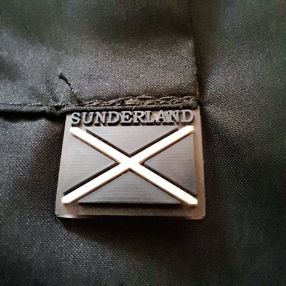 SUNDERLAND Scotland mens windbreaker raincoat Sz M full zip GORPCORE OLD MONEY - Picture 3 of 10